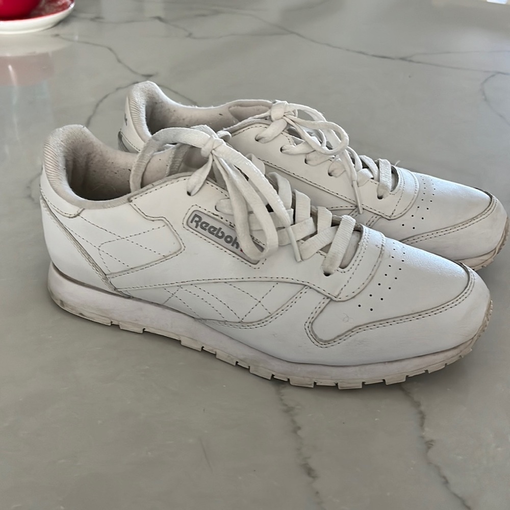 White Reebok classics